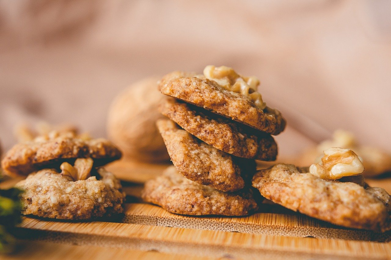 Cookie Policy Illustration: Walnut Cookies